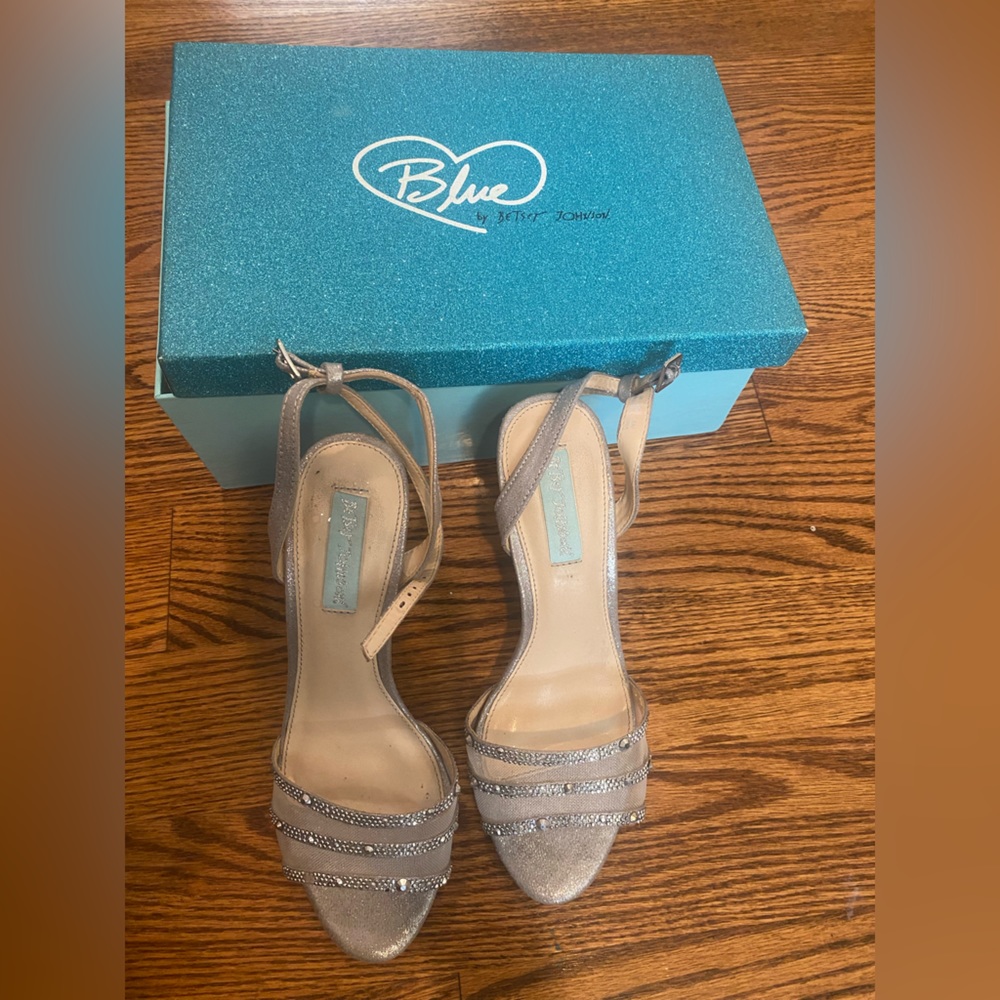 Betsey Johnson silver Veda shoes